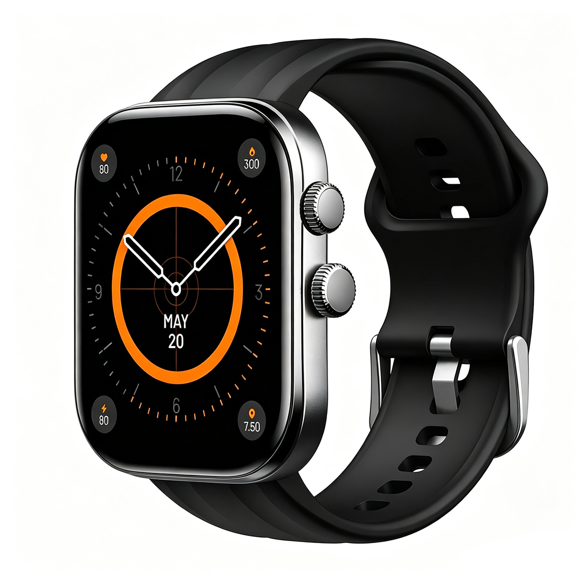 Montre intelligente avec écran HD 2,01 pouces, batterie longue durée et modes sportifs